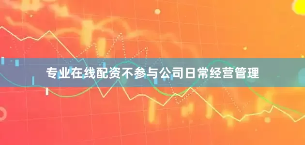 专业在线配资不参与公司日常经营管理